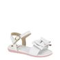 Sandalia-Branca-Kids-Laco-Frontal-|-Molekinha-Tamanho--20---Cor--BRANCO-0